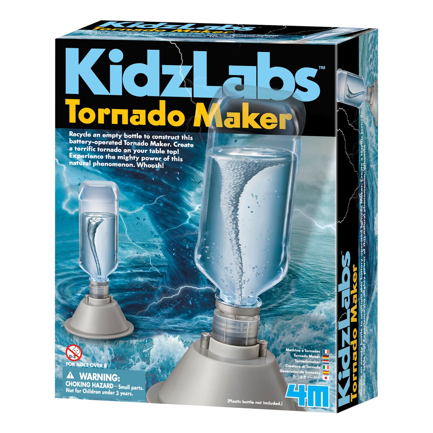 4M Tornado Maker Science Kit, STEM Powered Kids, For Boys &#x26; Girls Ages 8+