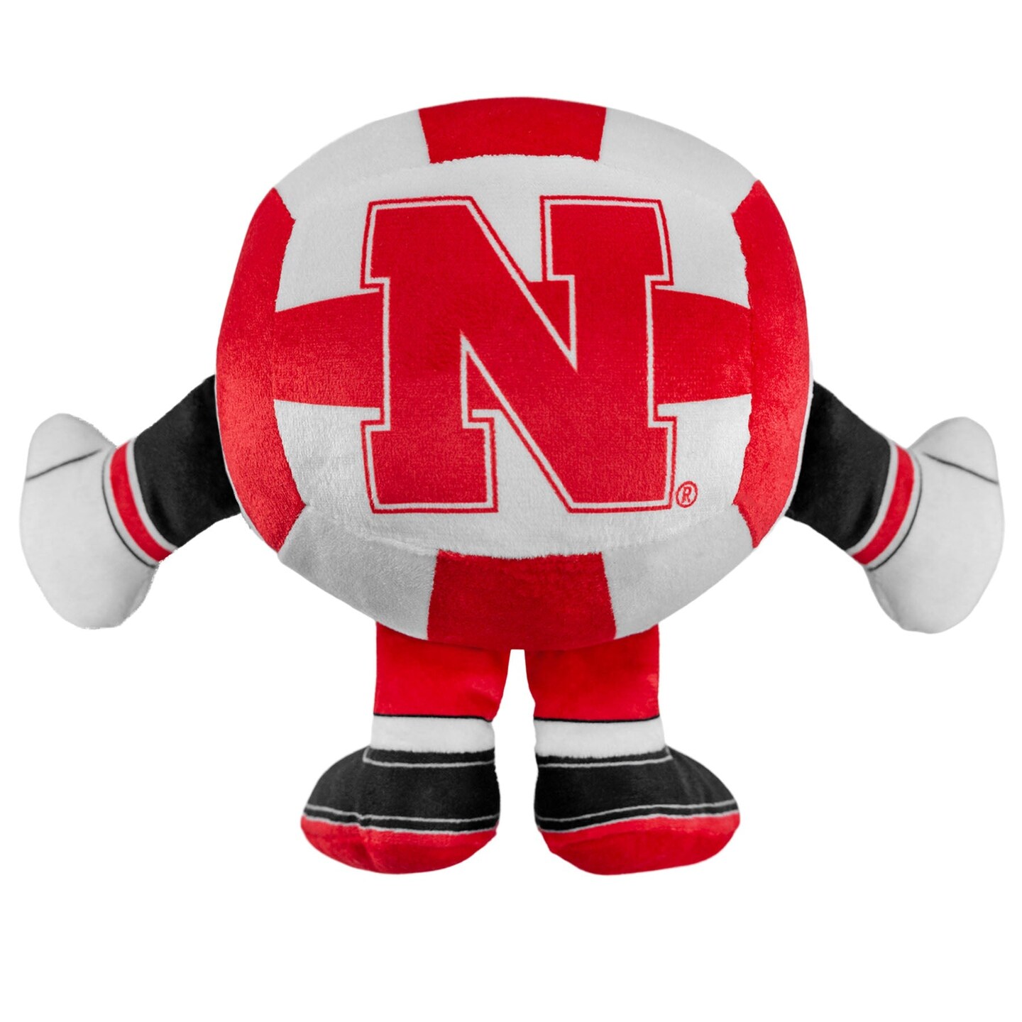 Bleacher Creatures Nebraska Huskers 8" Kuricha Volleyball Plush