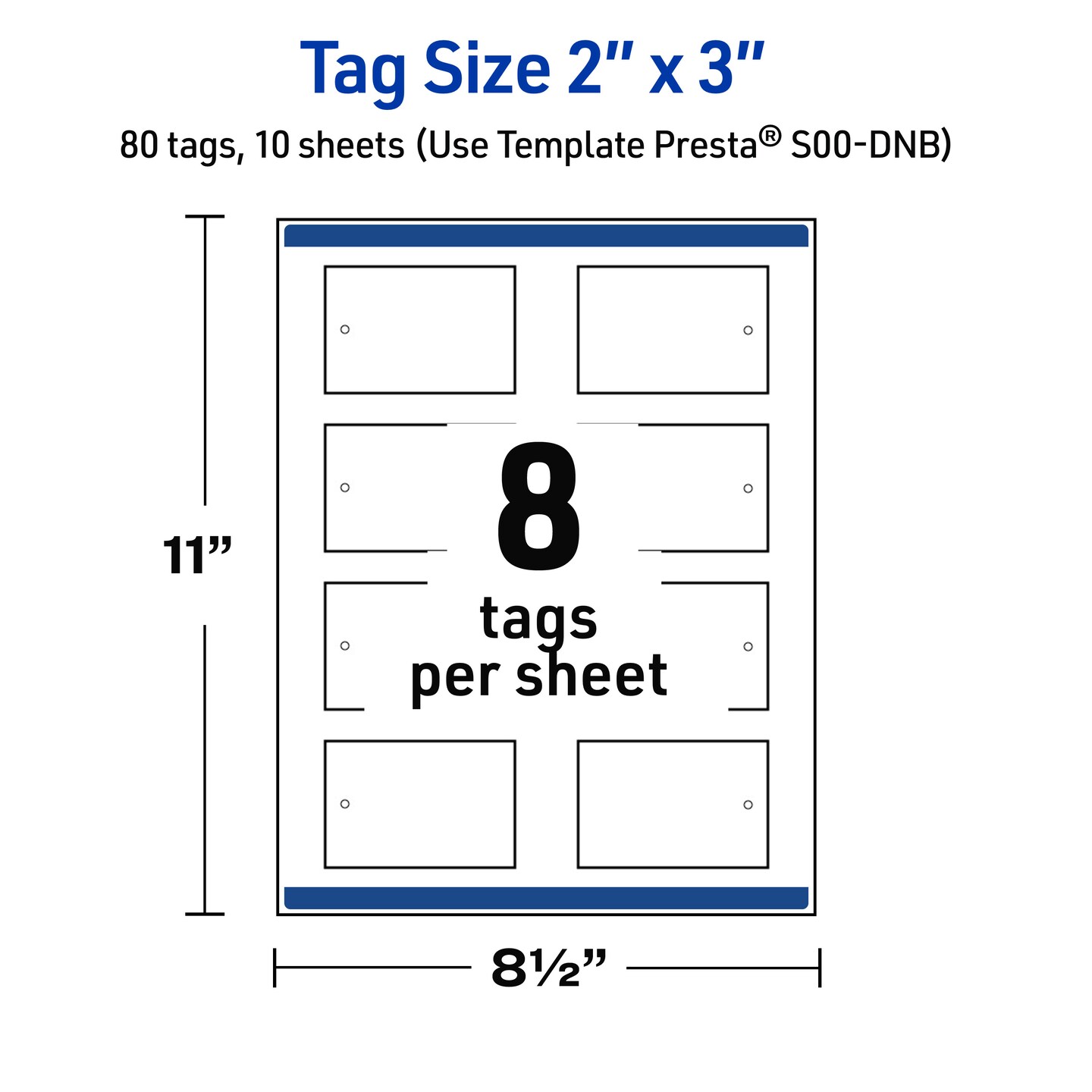 Avery Printable Rectangle Tags, Gold Dots with Green Florals, 2" x 3", Matte White Rectangle Tags, Laser/Inkjet, 80ct, Great for Product Tags