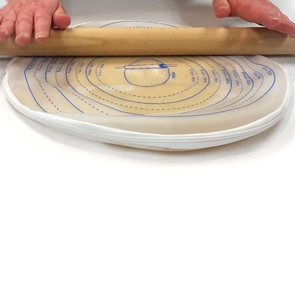 Norpro Silicone Pie Crust Dough Rolling Bag, Non-Stick Mess Free, Easily Roll Out 5&#x22; to 12&#x22; Crusts