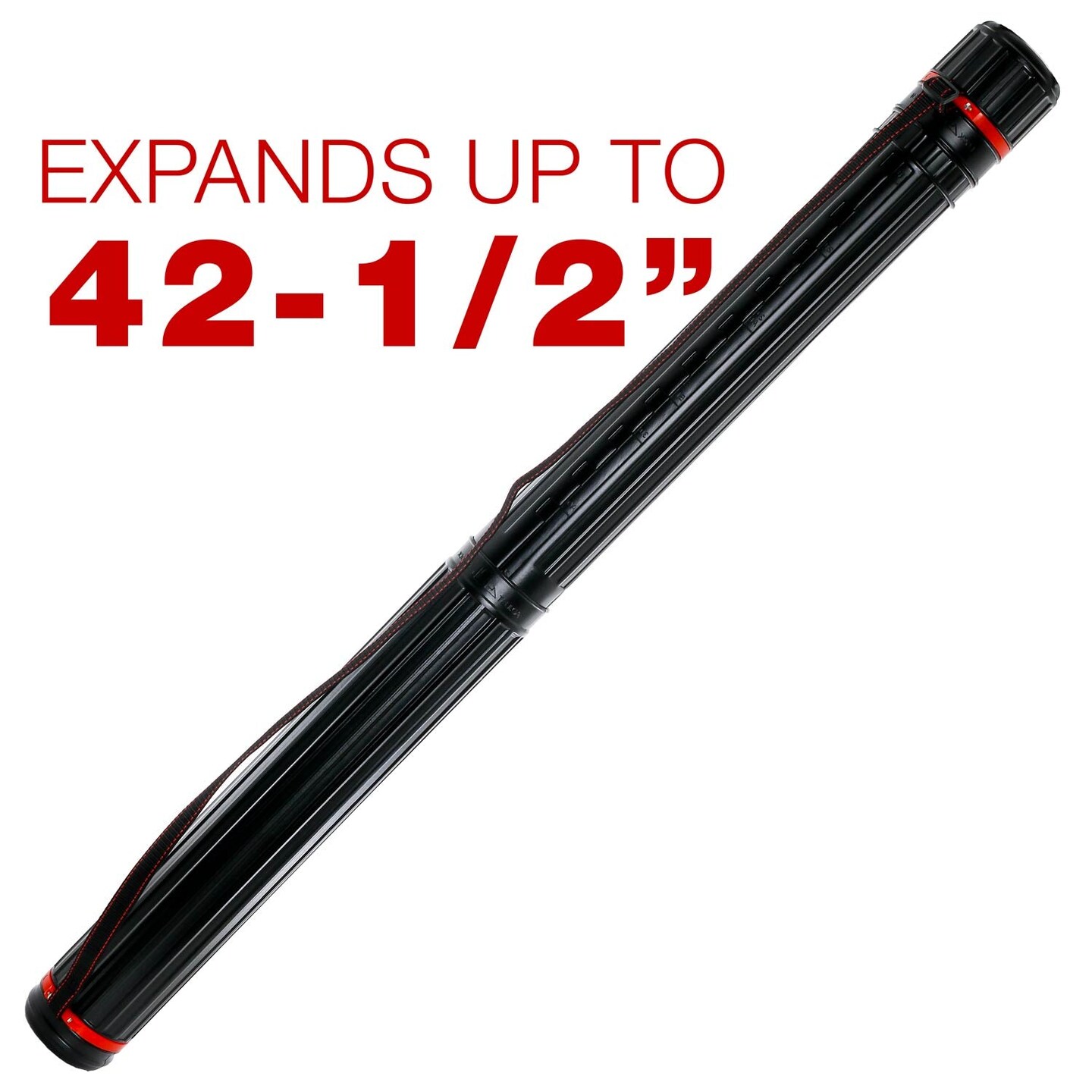 Poster Tube - Telescoping Adjustable 25&#x22; to 42&#x22; - Durable 3-1/4&#x22; Diameter Storage Tube - Art Poster Carrier Holder &#x26; Blueprint Storage Drafting Tube Travel &#x26; Protection