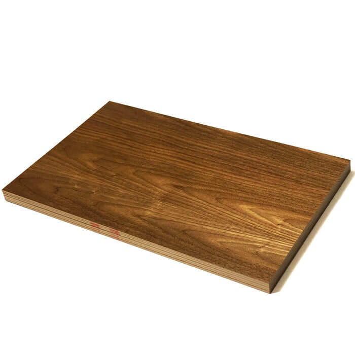 6mm or 3mm, 12”x19” Premium Unfinished or Finished Two Sided with MDF Core, Glowforge Ready | Walnut, Cherry, Maple, Red Oak, White Oak, Alder, Pine, Cedar, Sapele, Mahogany, Hickory, Bamboo