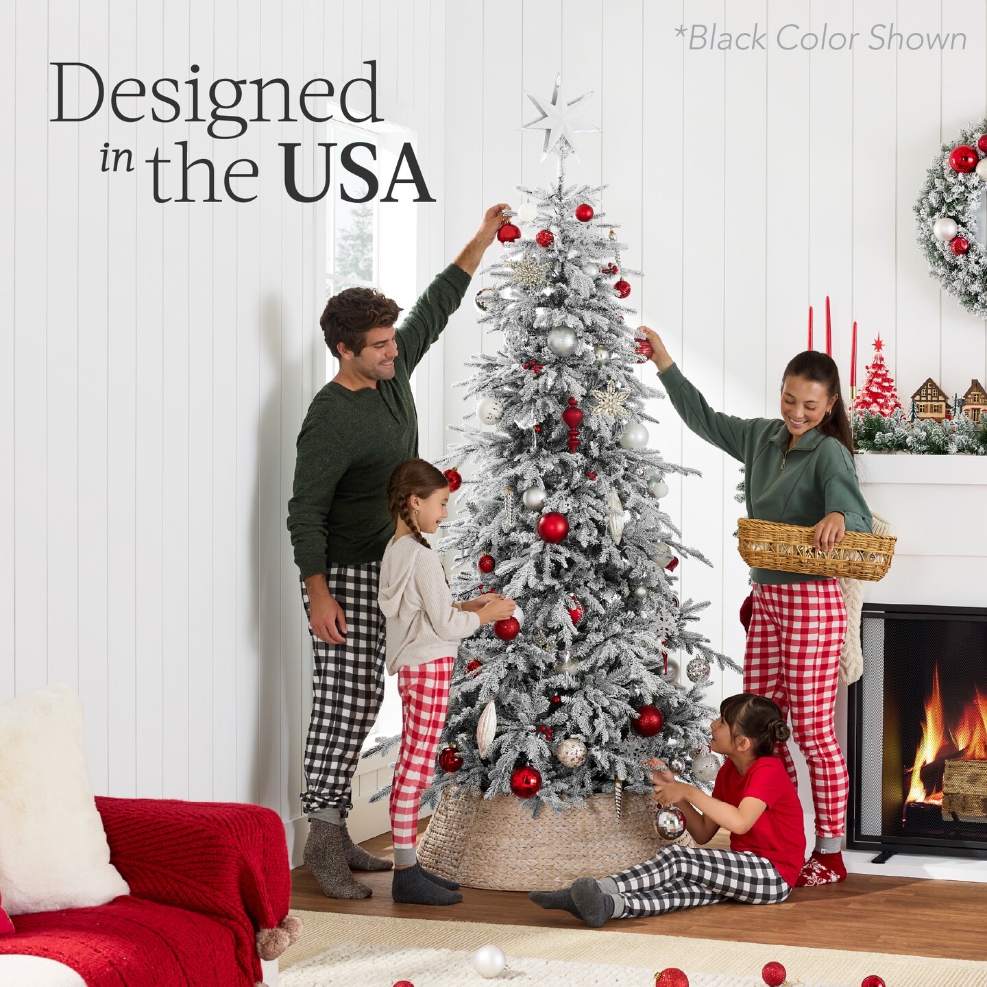 Best Choice Products Pre-Lit Flocked Artificial Aspen Noble Fir Christmas Tree w/ Branch Tips, LED Lights