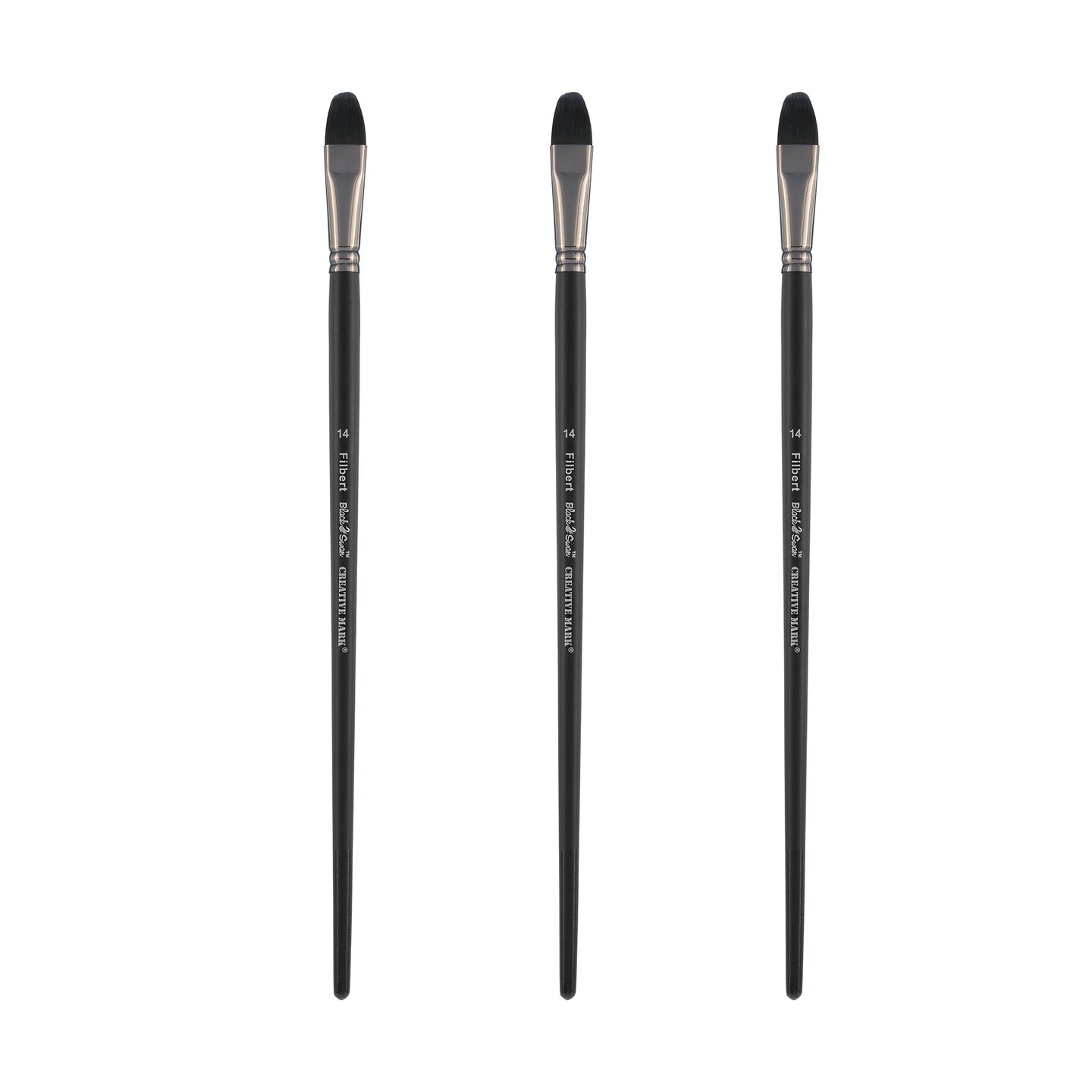 Utrecht Synthetic Sablette Brush - Short Handle, Wash, Size 1/2