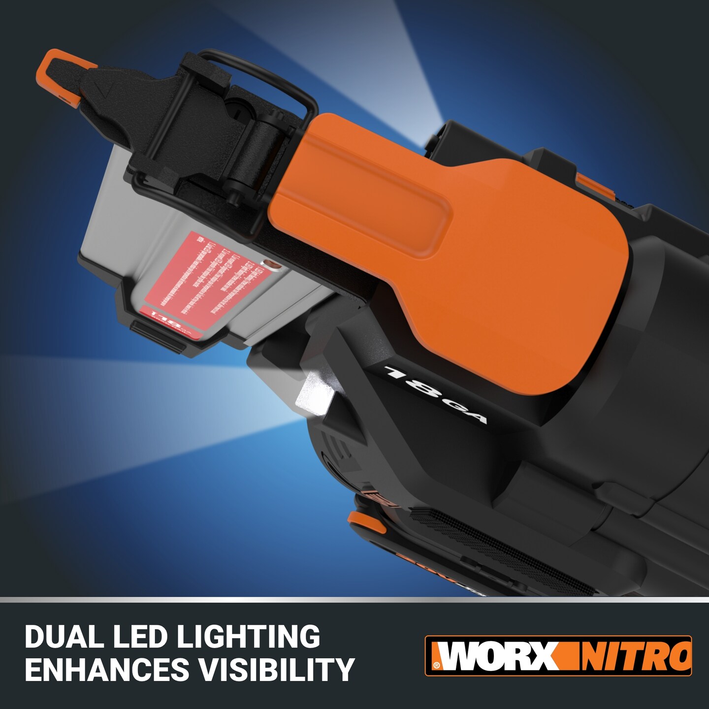 Worx Nitro WX842L 20V Power Share Cordless 18GA Brad Gun (Battery & Charger Included)