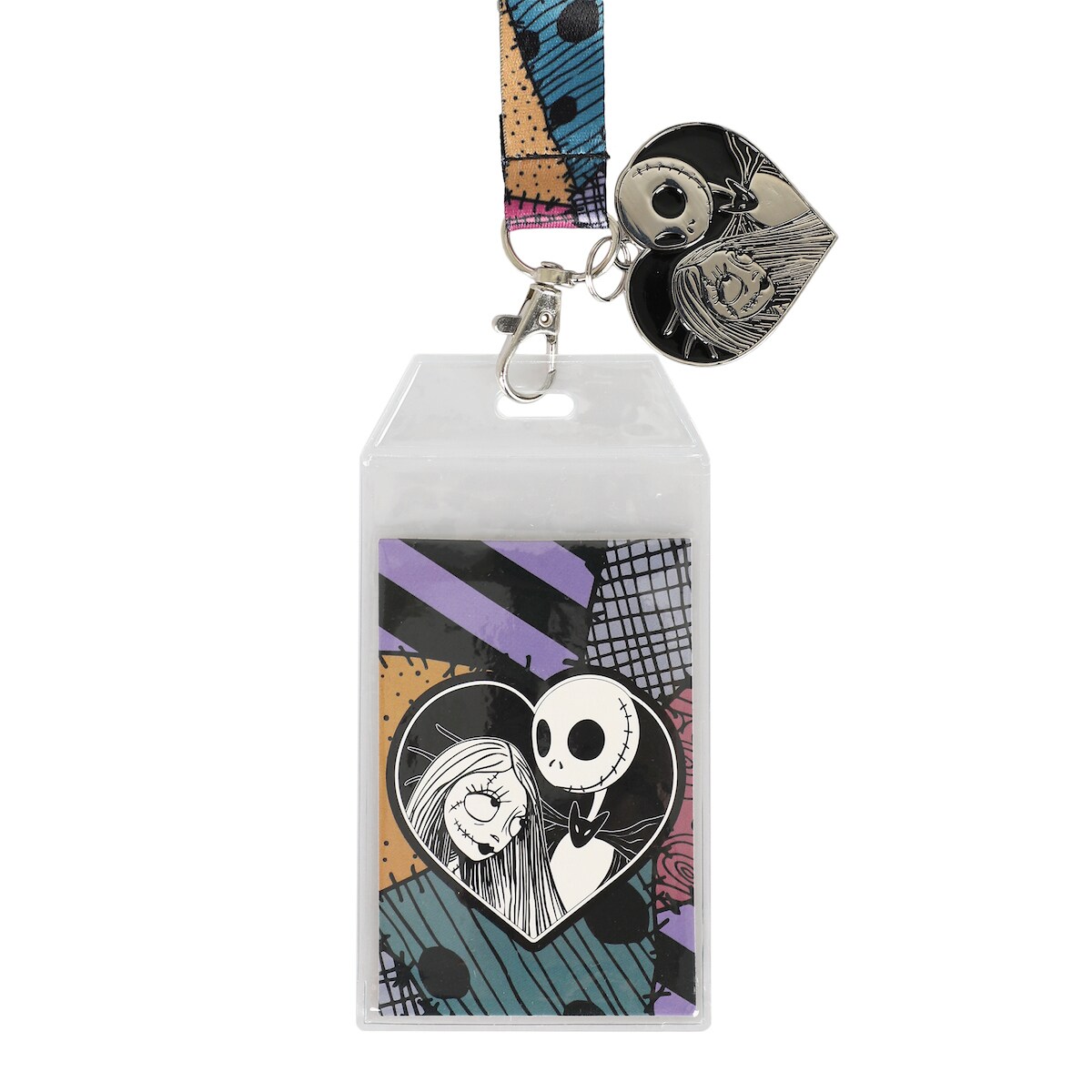 Nightmare Before Christmas Jack &#x26; Sally Lanyard