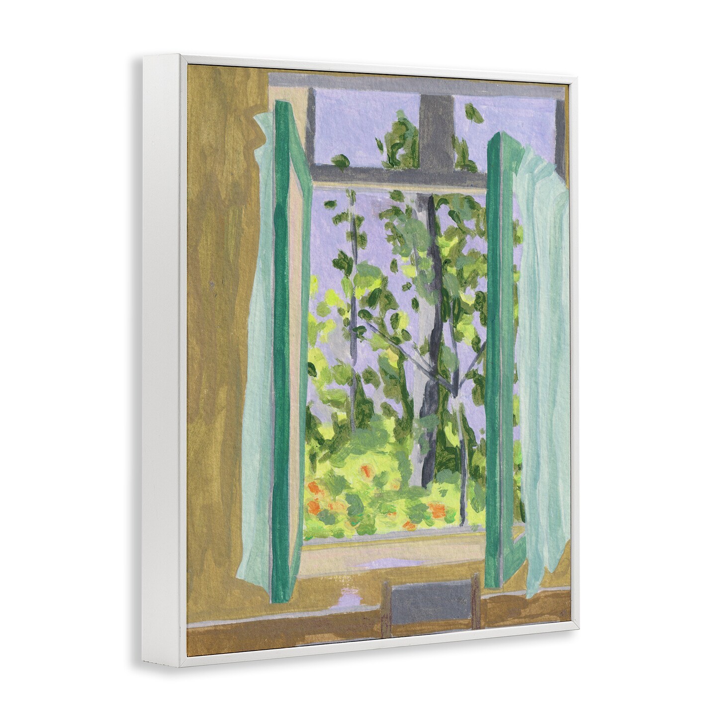 Stupell Industries A Seat For Spring Framed Giclee, design by Melissa Wang