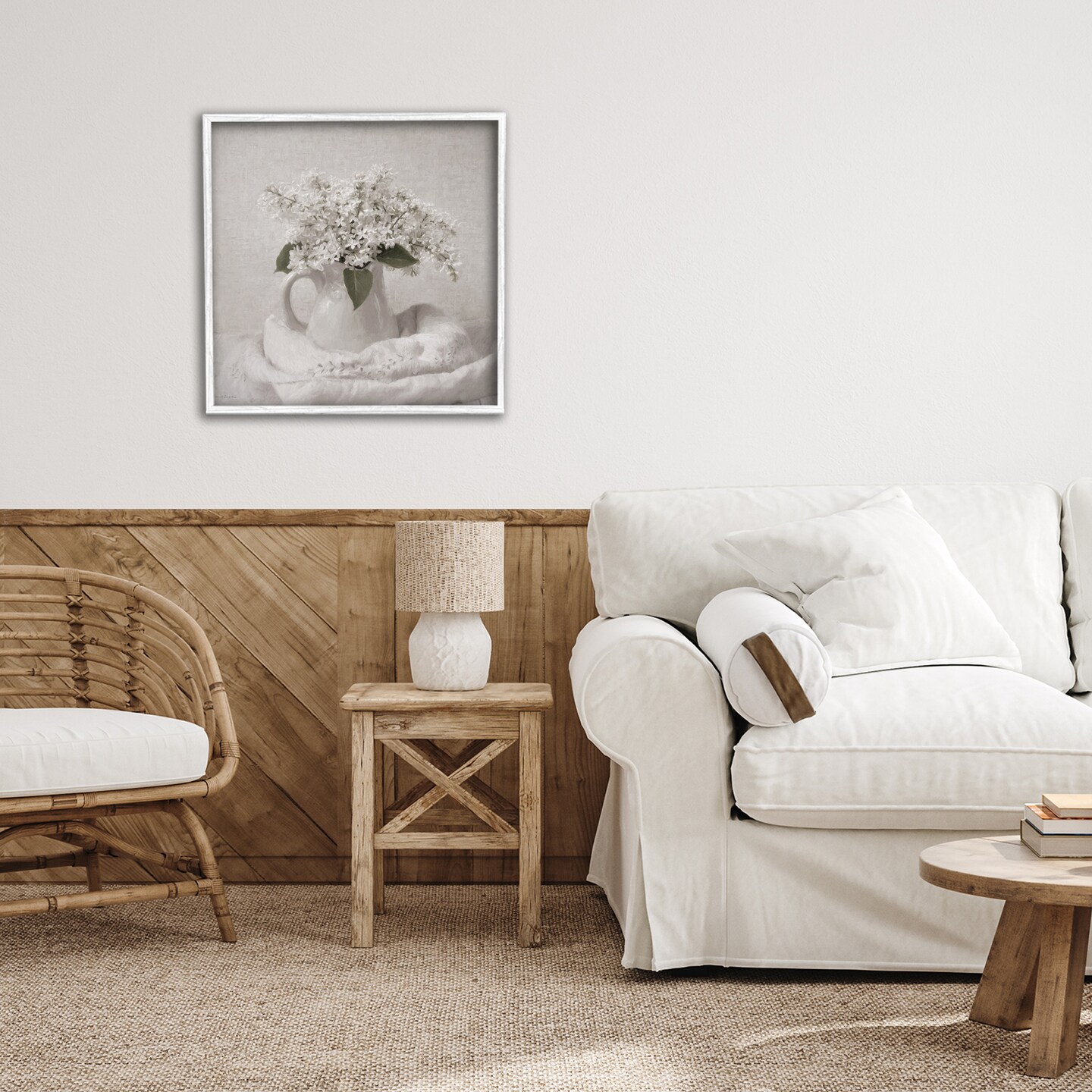 Stupell Industries Lilac Simplicity Still Life Framed Giclee, design by Robin-Lee Viera