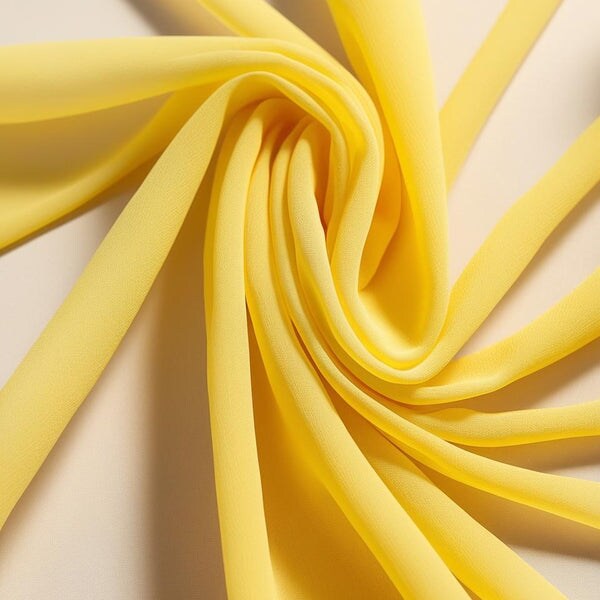 1 Yard Lightweight Chiffon Fabric for Elegant Draping & Apparel 58/60" Width