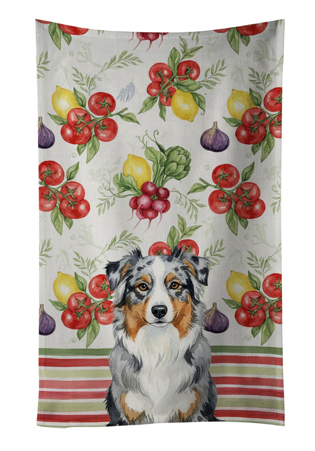 Edge Collections - 15 in x 25 in - Soft Velour Dish Drying Towel with Artistic Print - 1 Piece