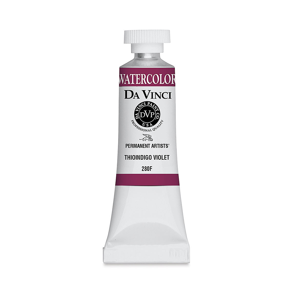Da Vinci Artists' Permanent Watercolor - Thioindigo Violet, 15 ml tube