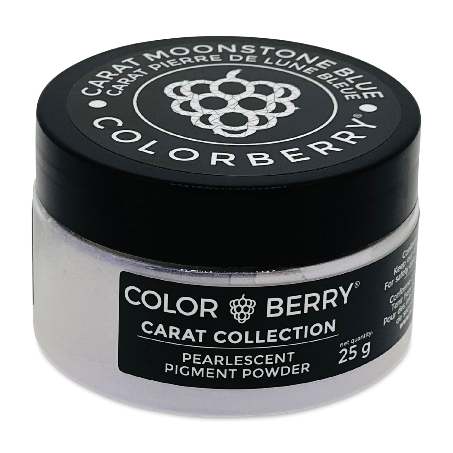 Colorberry Carat Collection Dry Resin Pigment - Moonstone Blue, 25 g, Jar