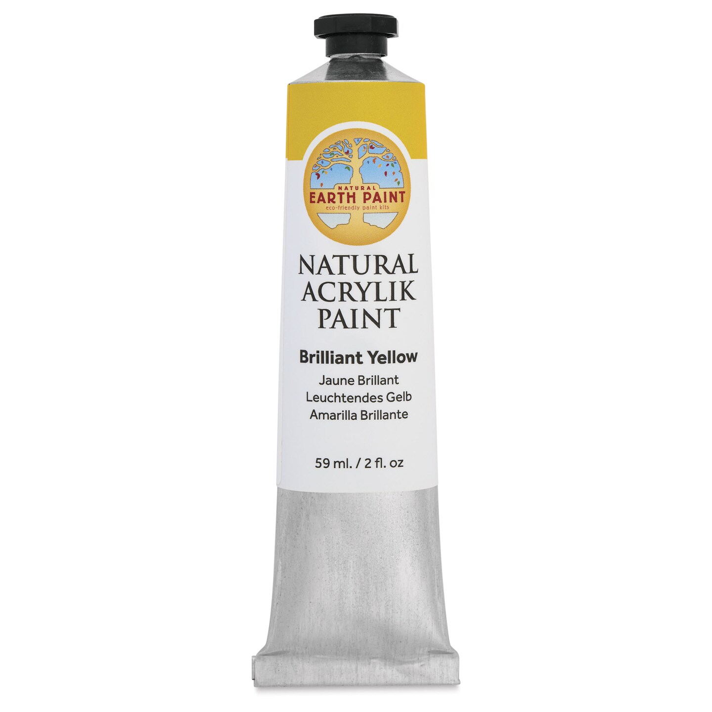 Natural Earth Paint Natural Acrylik Paint - Brilliant Yellow, 59 ml