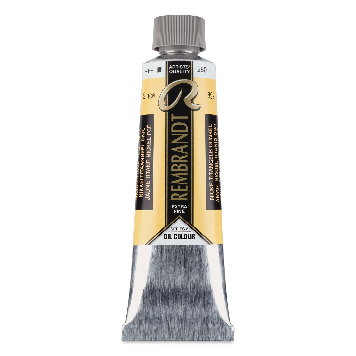 Rembrandt Artists' Oil Color - Nickel Titanium Yellow Deep, 150 ml tube