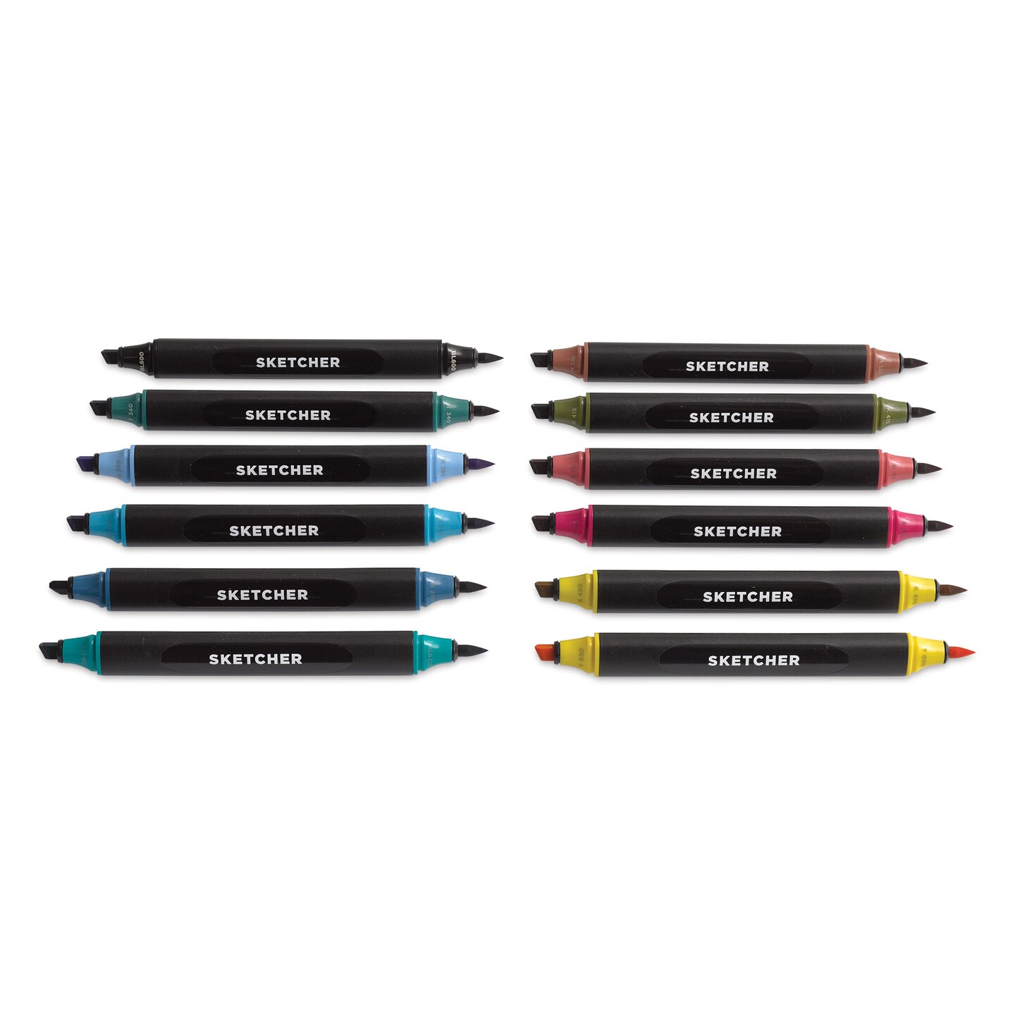 Molotow Sketcher Twin Graphic Markers - Main Kit 3, Set of 12