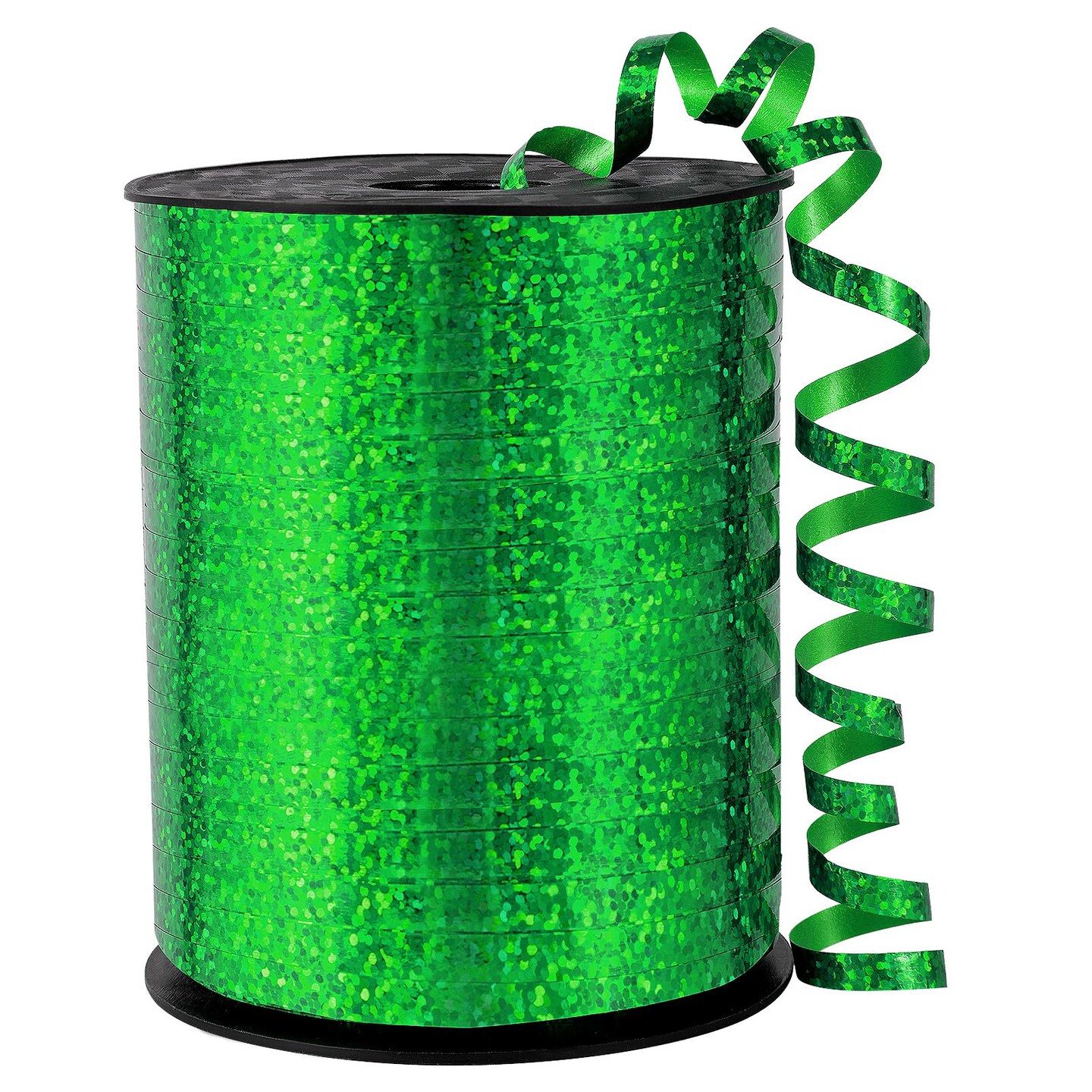 Green Curling Ribbon - 500 Yard Shiny Metallic Curling Ribbon for Gift Wrapping, Balloons, Christmas & St. Patrick's Day
