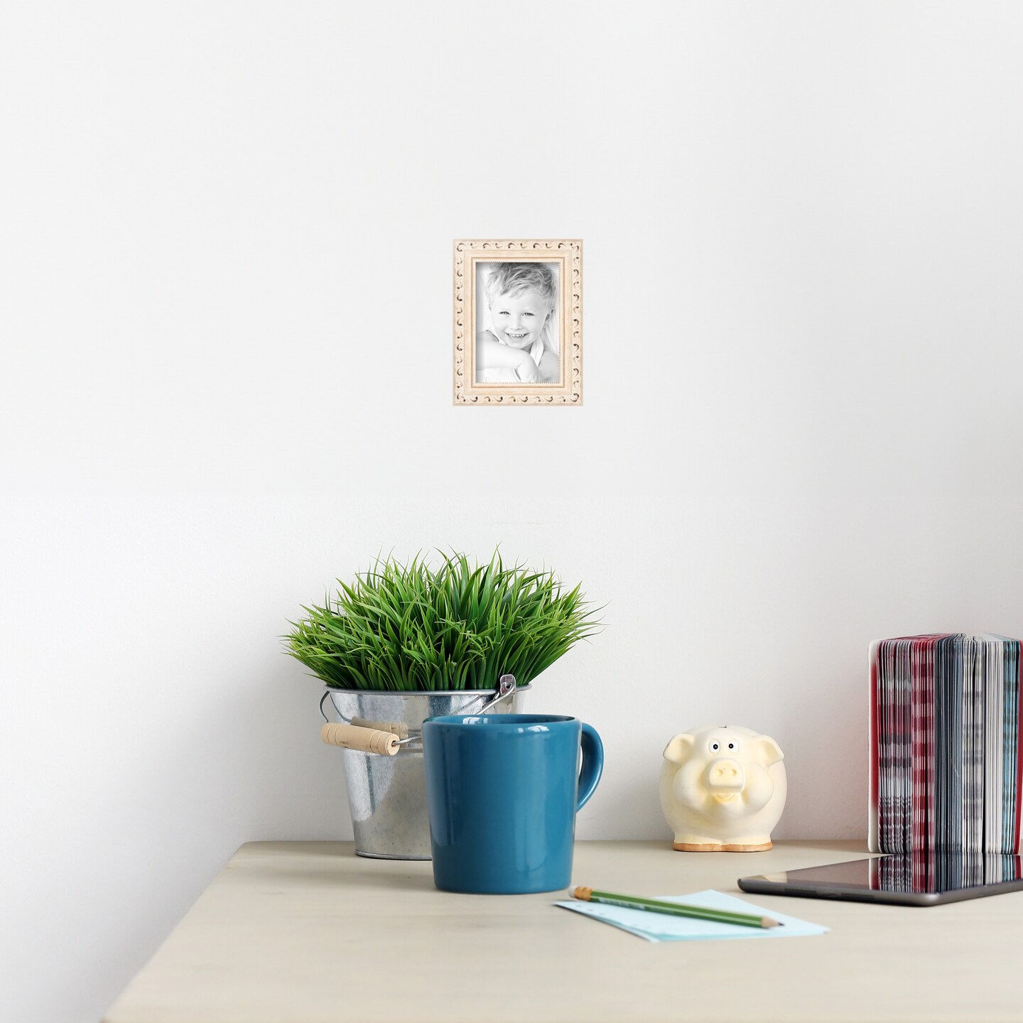 ArtToFrames 5x7 Inch Picture Frame, This 1.25 Inch Custom Wood Poster Frame is Available in Multiple Colors, Great for Your Art or Photos - Comes with Regular Glass and Corrugated Backing (A40AJ)