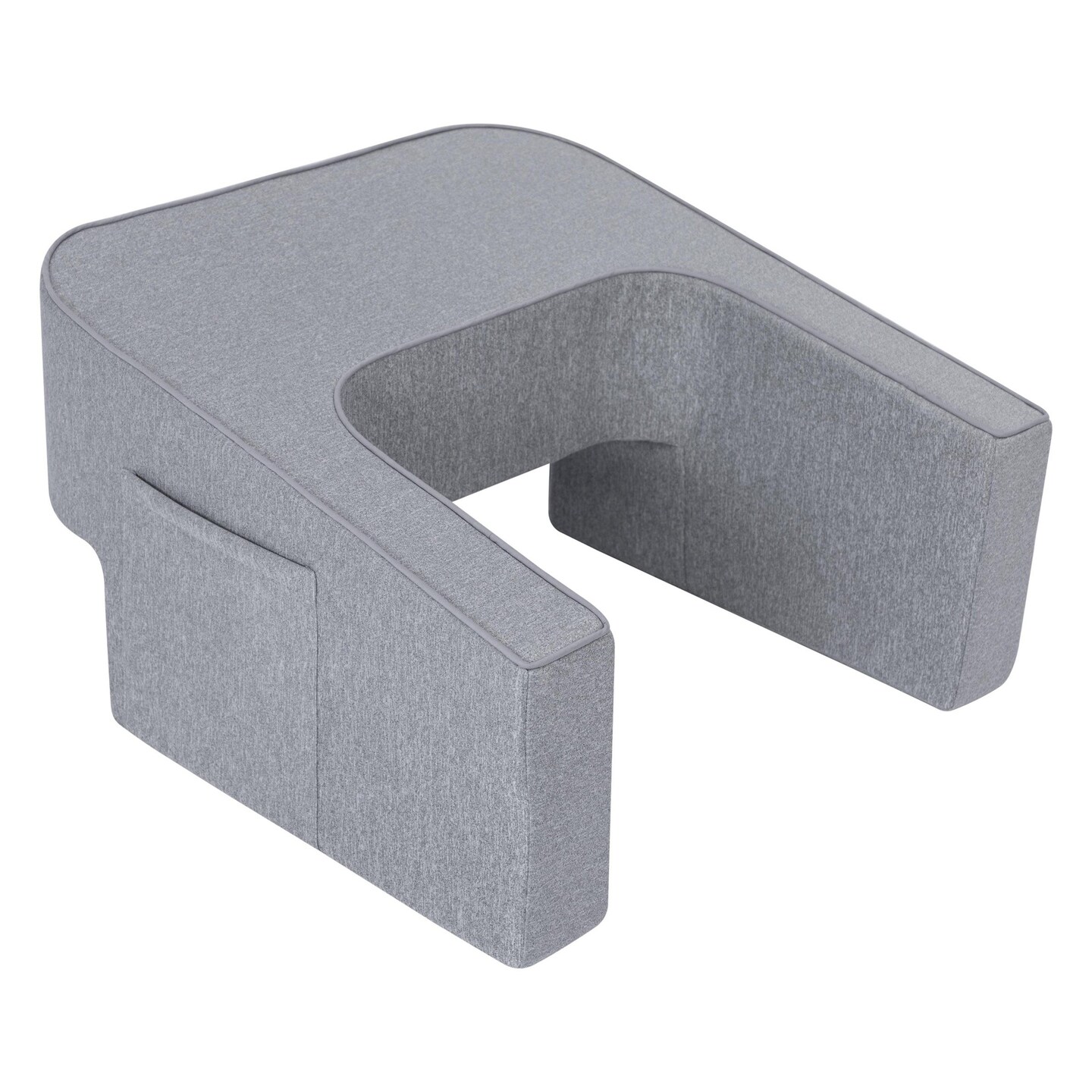 Reading Pillow For Gaming - Lap Desk Pillow With Arm Rests Storage Pockets And Removable Washable Cover