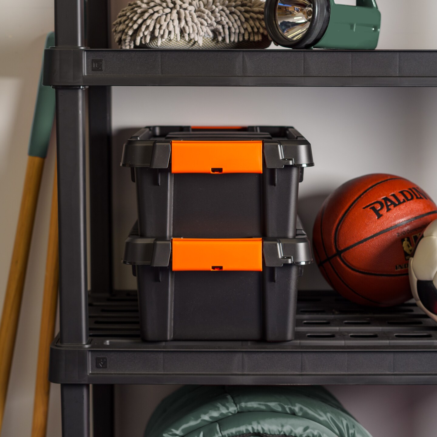 IRIS USA 3 Gal. Plastic Storage Bins with Lids, Latching Totes, Heavy Duty Containers