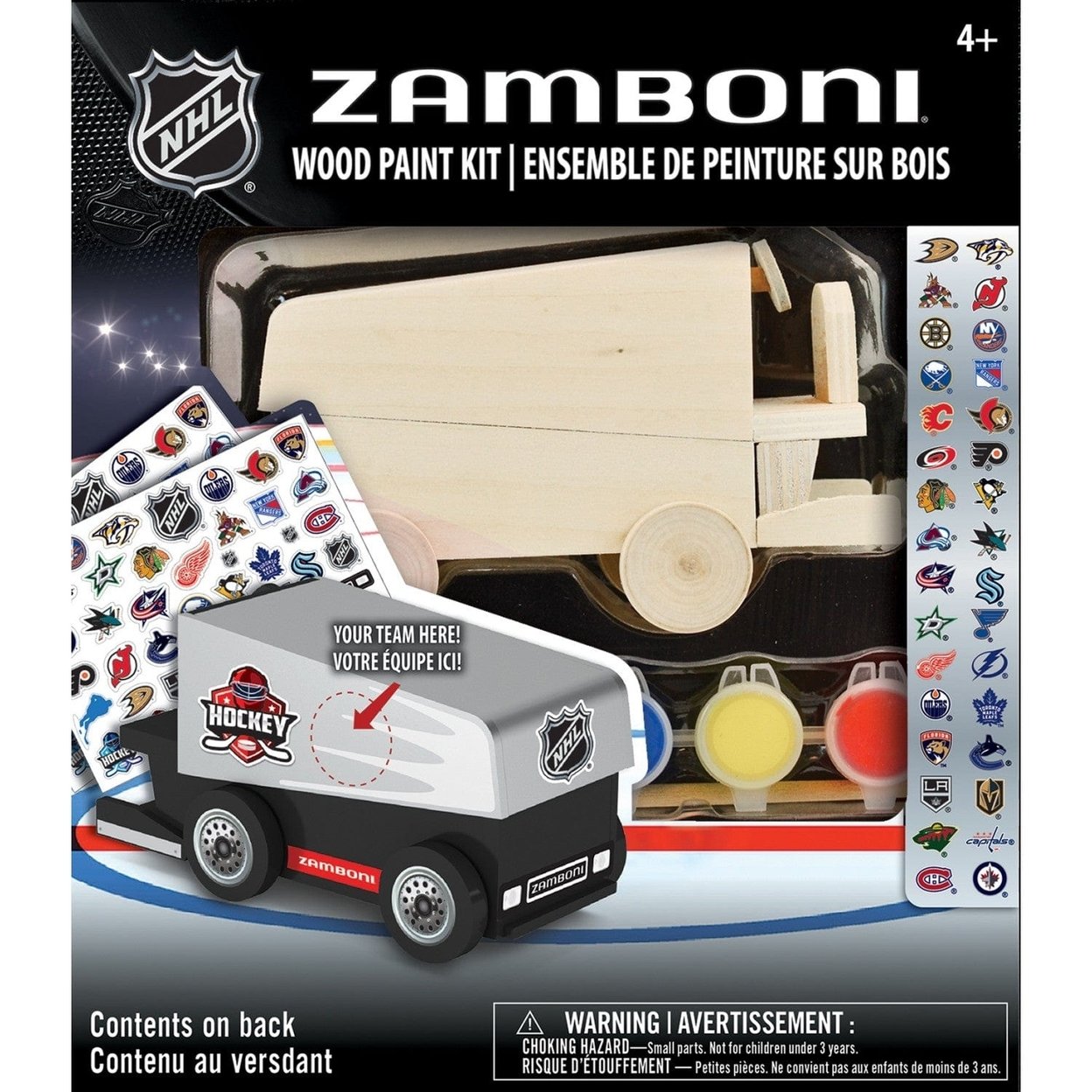 Nhl - Zamboni Wood Paint Kit