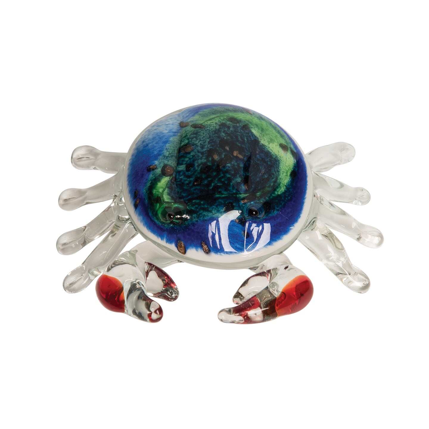 Glass Crab Figure Figurine