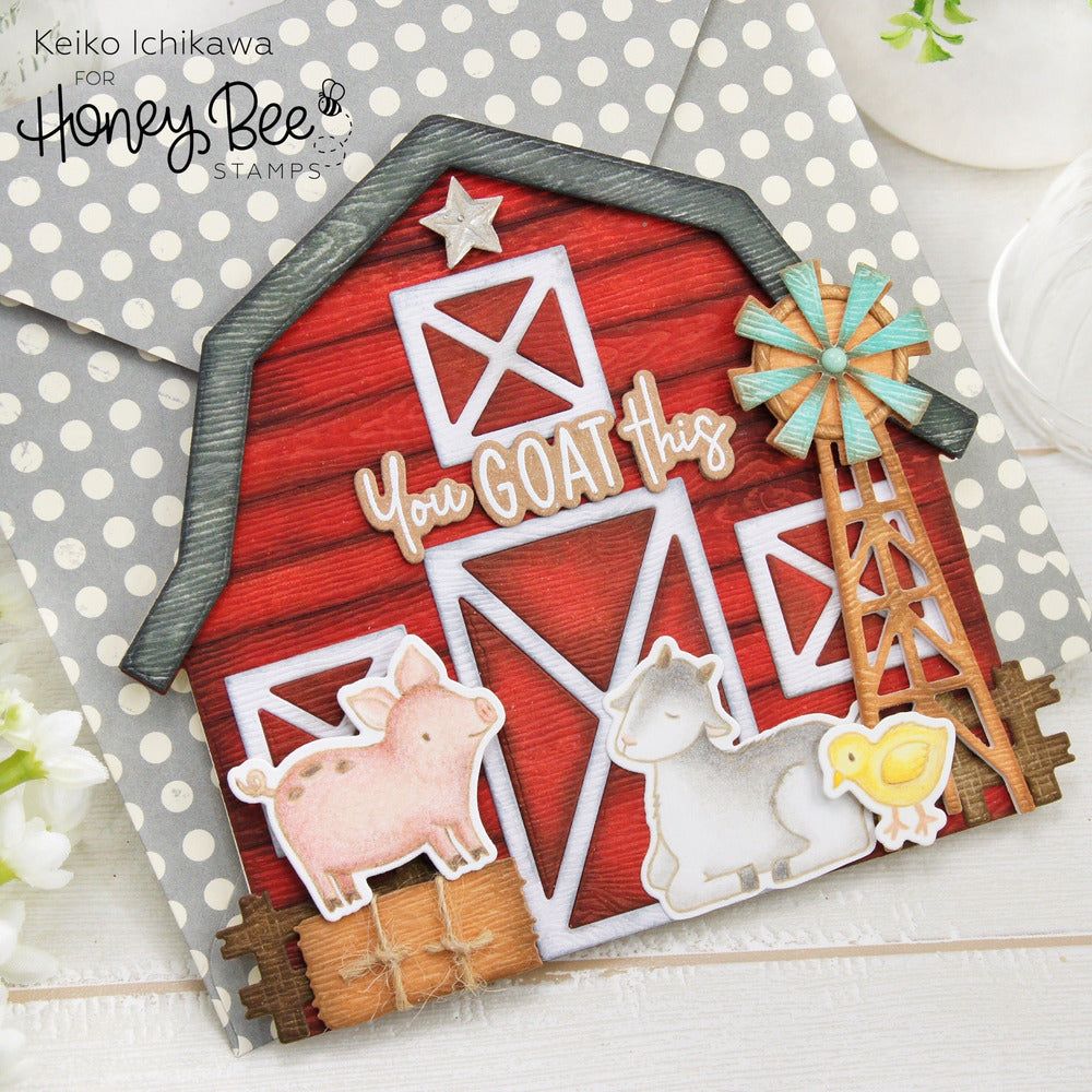Barn Scene Builder - Honey Cuts - Stand-Alone Dies - Retiring
