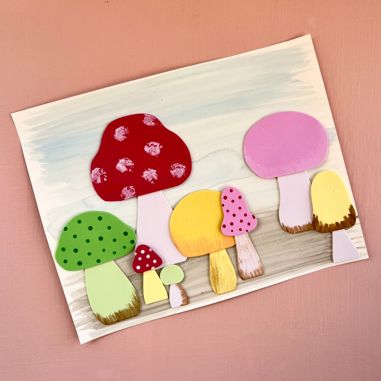 Kids Club: Mushroom Forest Art