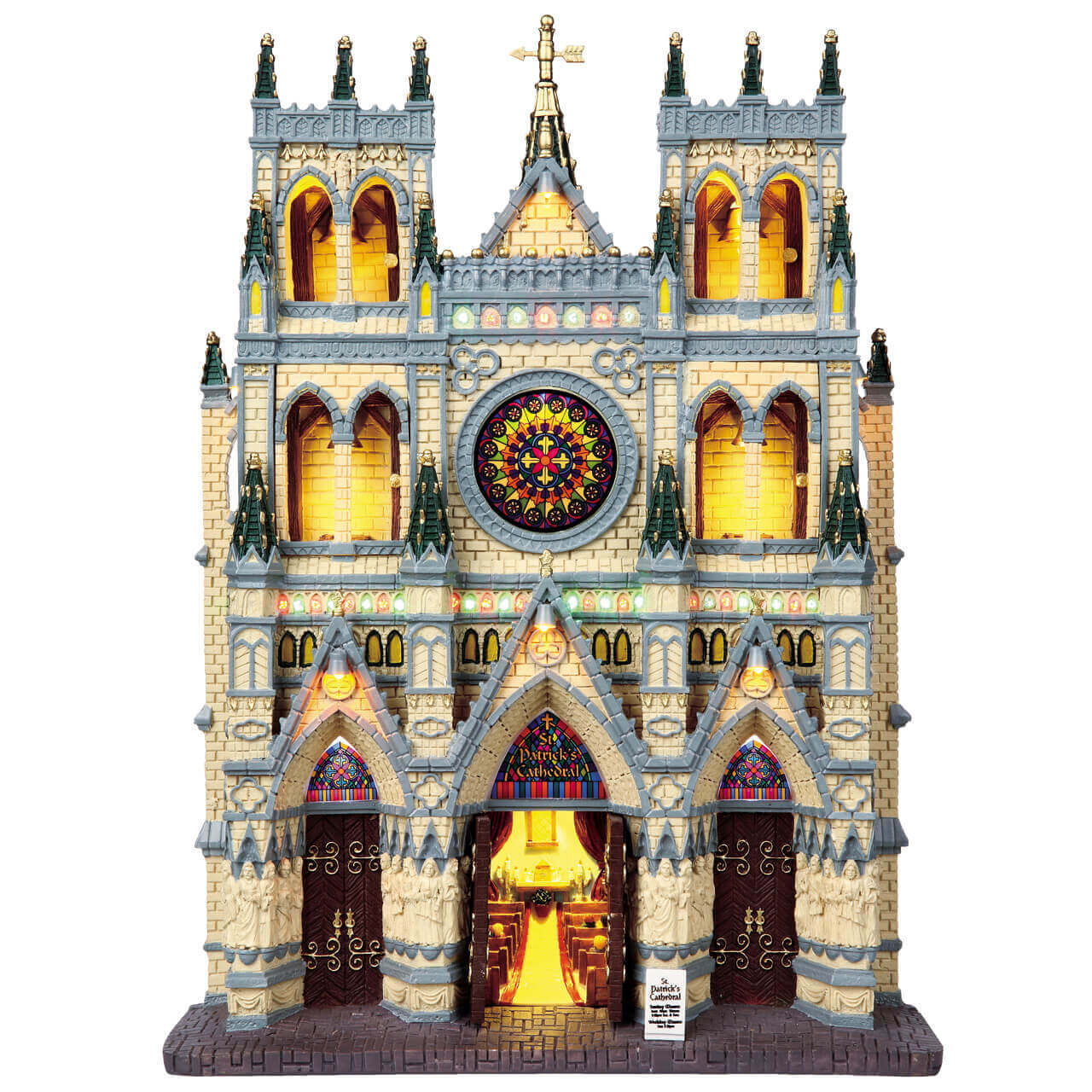 LEMAX St. Patrick&#x27;s Cathedral, Battery Operated (4.5V) #95916