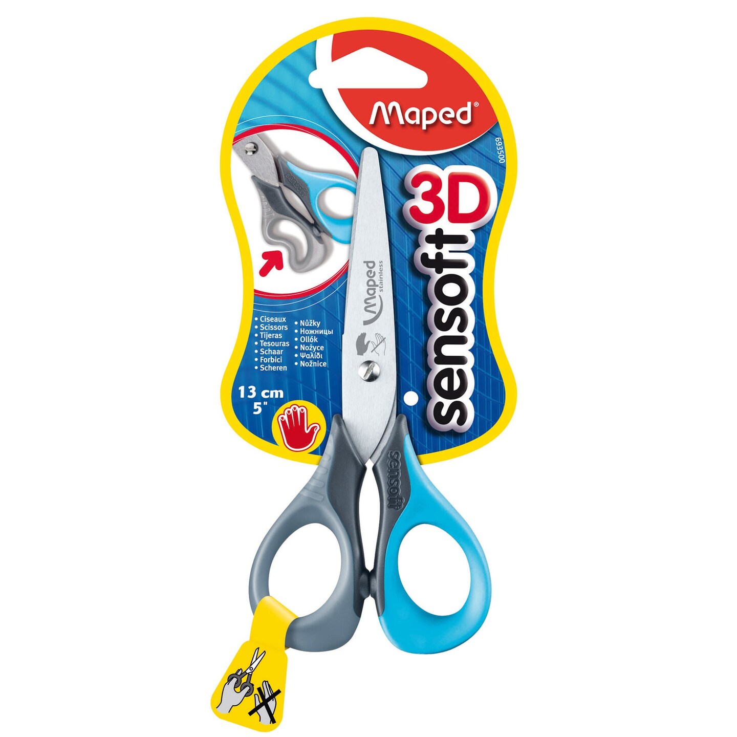 Sensoft Left-Handed 5&#x22; Scissors with Flexible Handles