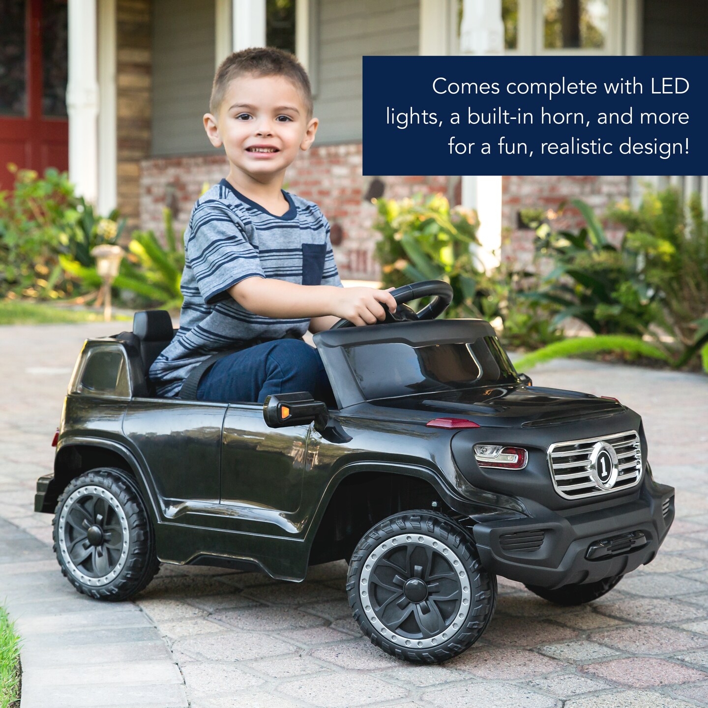 Best Choice Products 6V Kids Ride On Car Truck w/ Parent Control, 3 Speeds, LED Headlights, MP3 Player, Horn