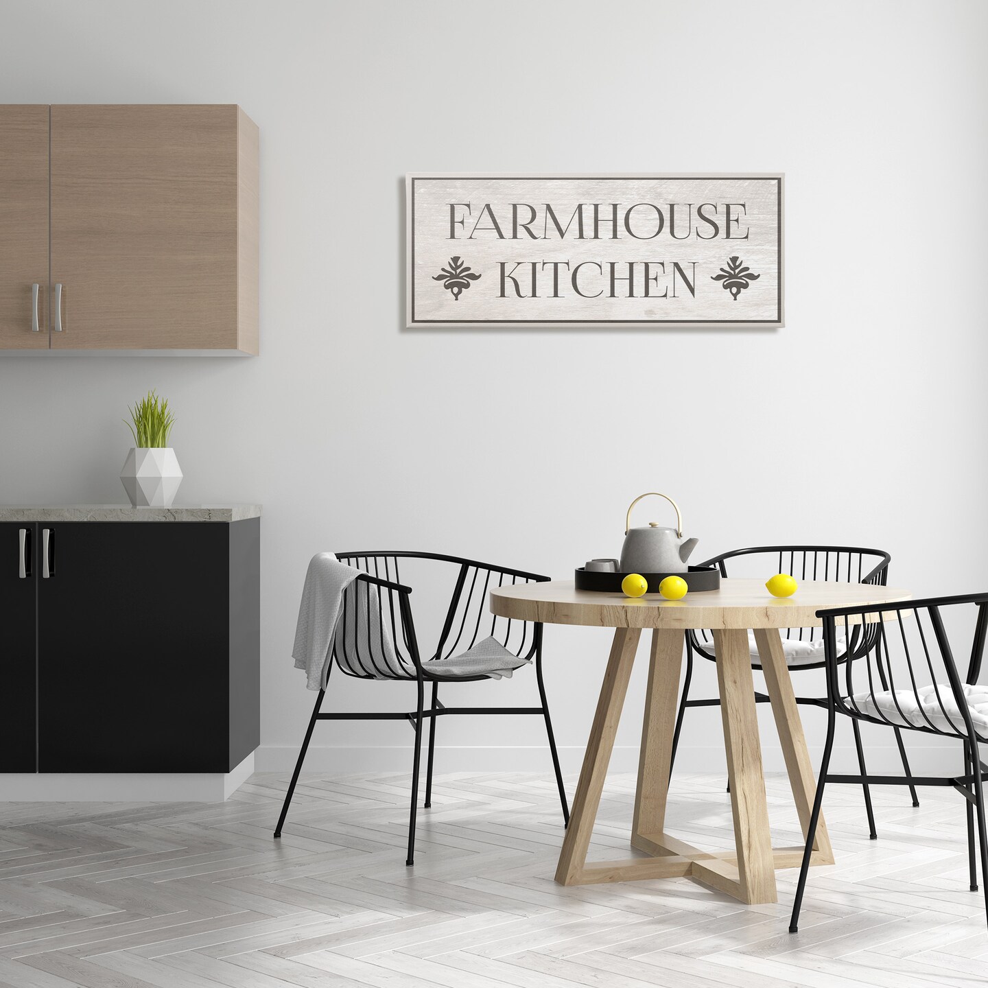 Stupell Industries Farmhouse Kitchen Typography Canvas Wall Art