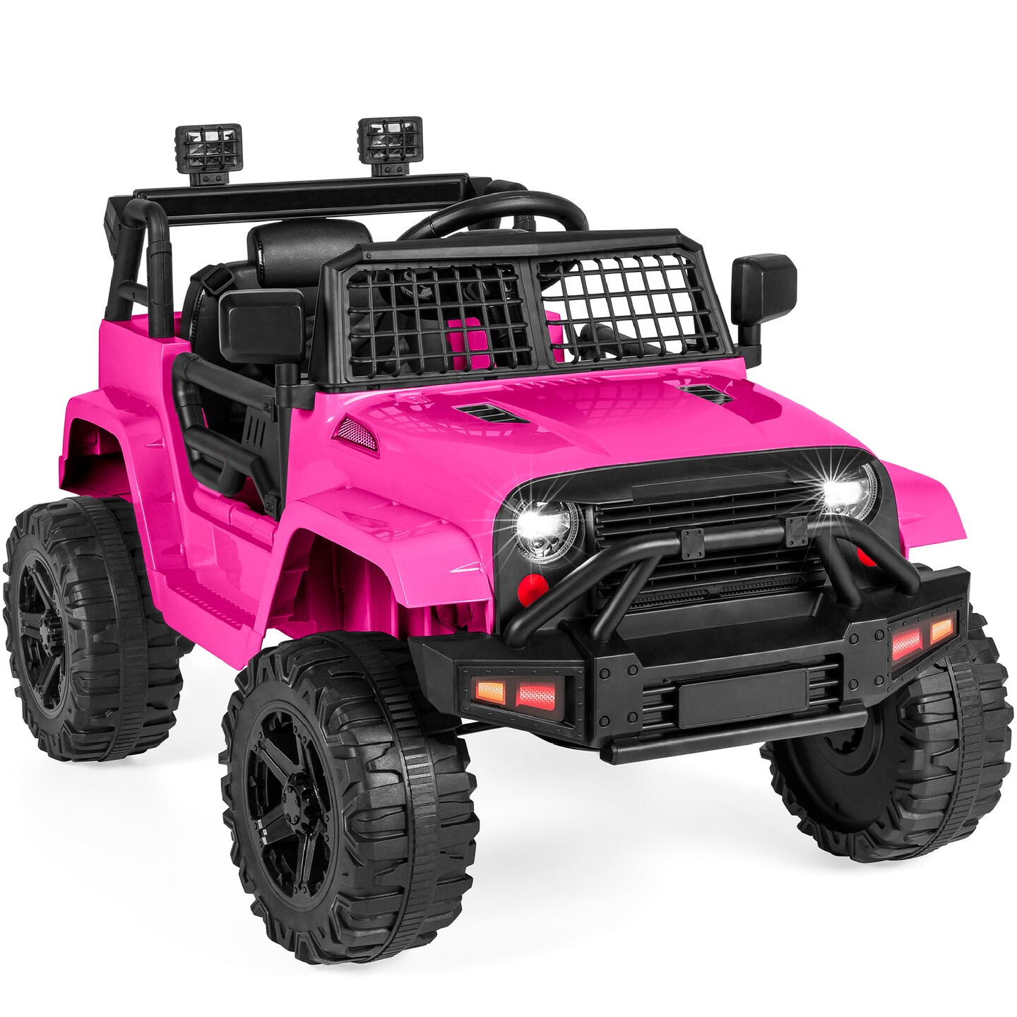 Best Choice Products 12V Kids Ride On Truck Car w/ Parent Remote Control, Spring Suspension, LED Lights