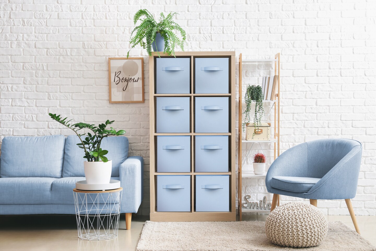 Sorbus 1-Pc 11 Inch Pastel Foldable Storage Cubes with Handles- for Organizing Home, Nursery, Closet and More