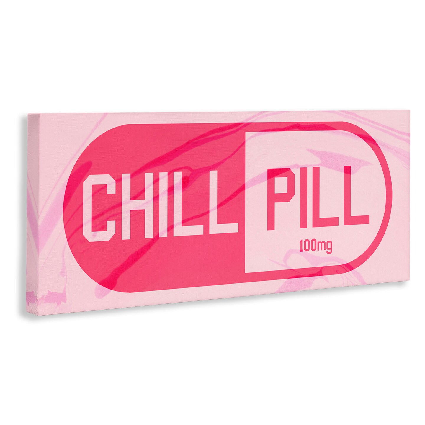 Stupell Industries Chill Pill Modern Pop Canvas Wall Art