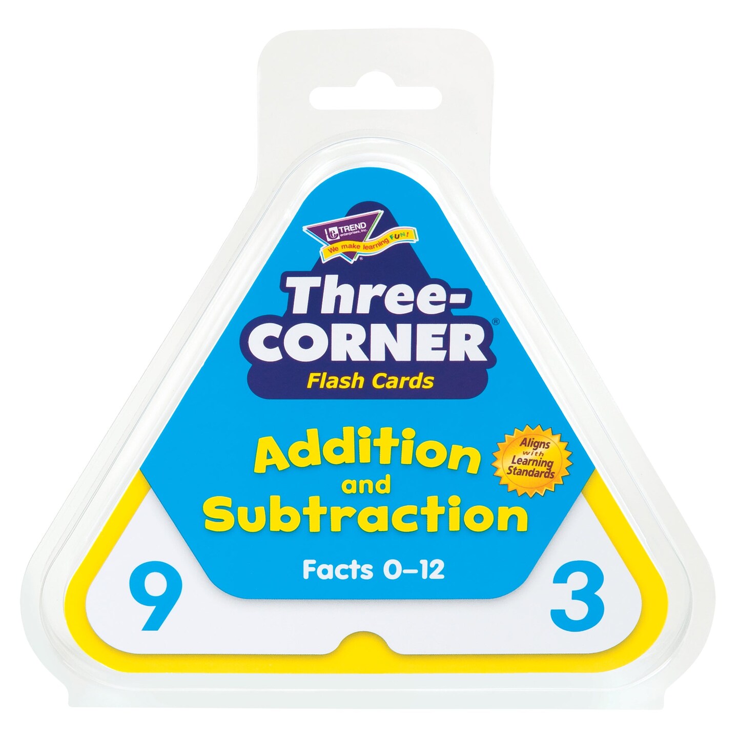 Addition and Subtraction Three-Corner&#xAE; Flash Cards