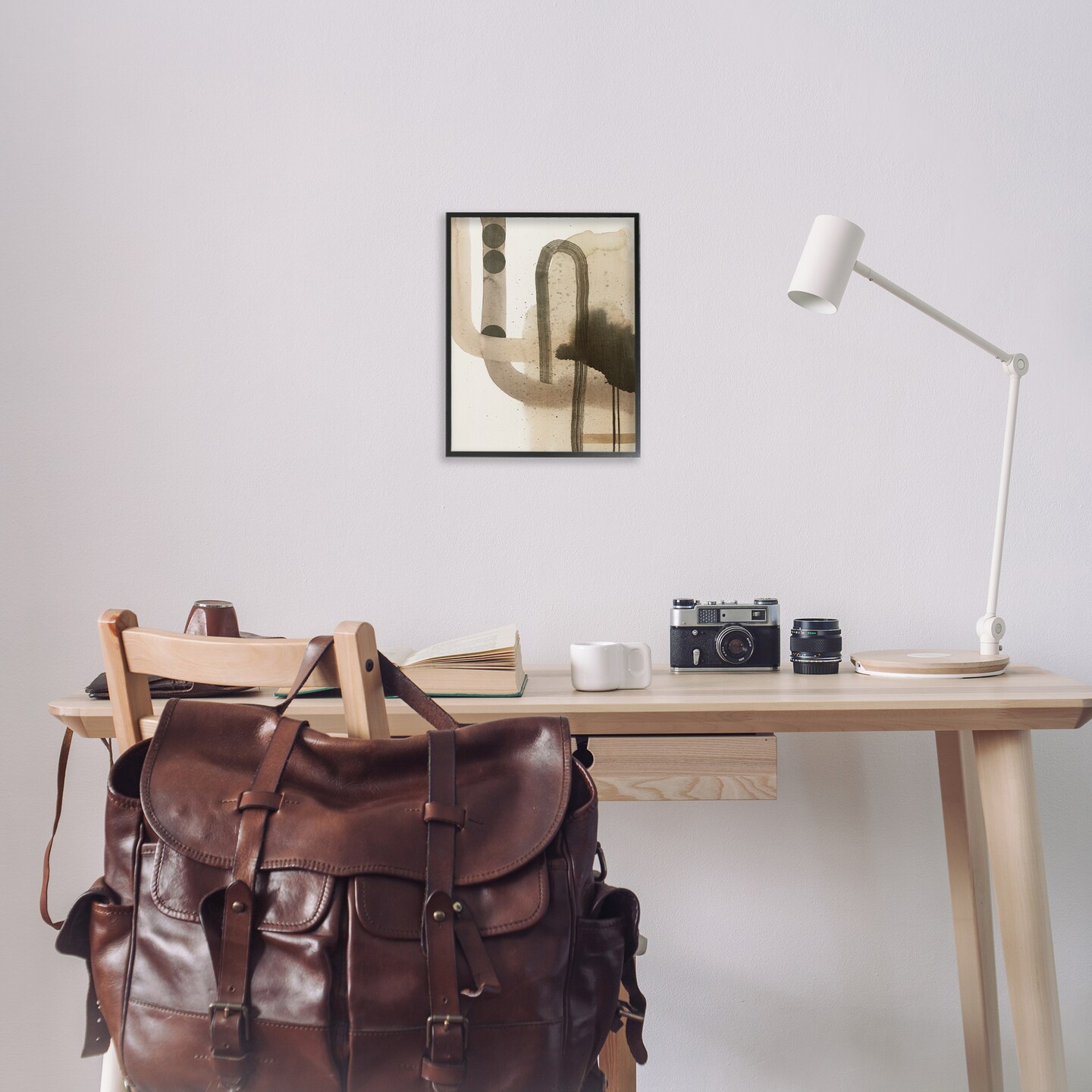 Stupell Industries Curved Neutral Arches Framed Giclee Wall Art Design by Grace Popp