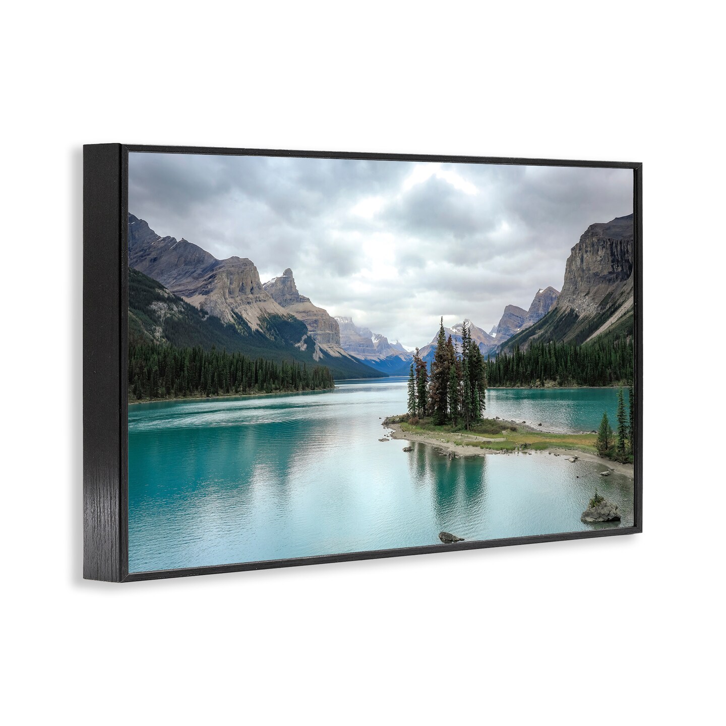 Stupell Industries Peninsula Vast Lake View Framed Giclee Wall Art Design by Dan Sproul
