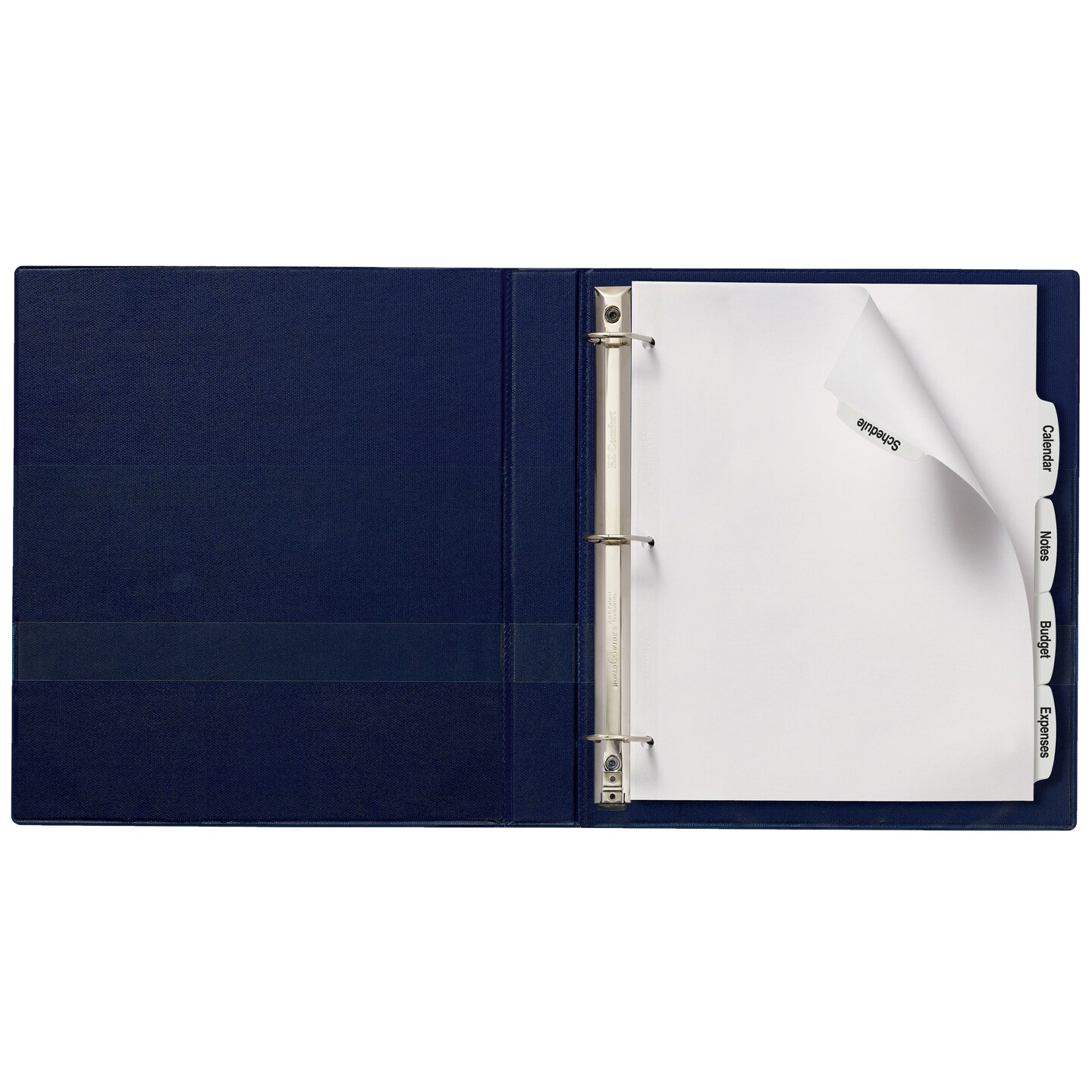 Avery Big Tab Printable White Label Dividers, 5-Tab with Easy Peel Labels, Dividers for 3 Ring Binders, 20 Sets (14434)