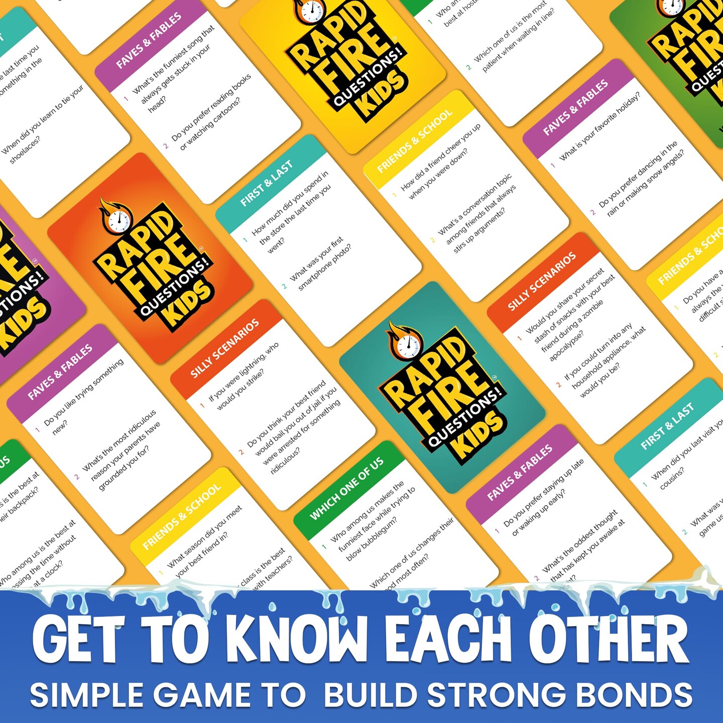 Rapid Fire Premium Conversation Cards for Kids