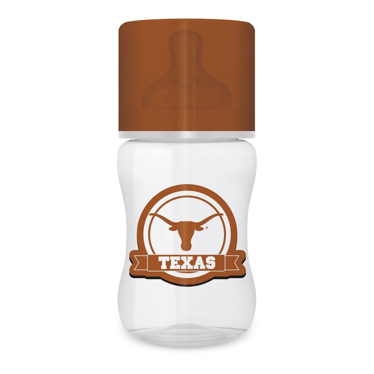 Texas Longhorns Baby Bottle 9Oz Bpa-Free Ergonomic Design Dishwasher Safe