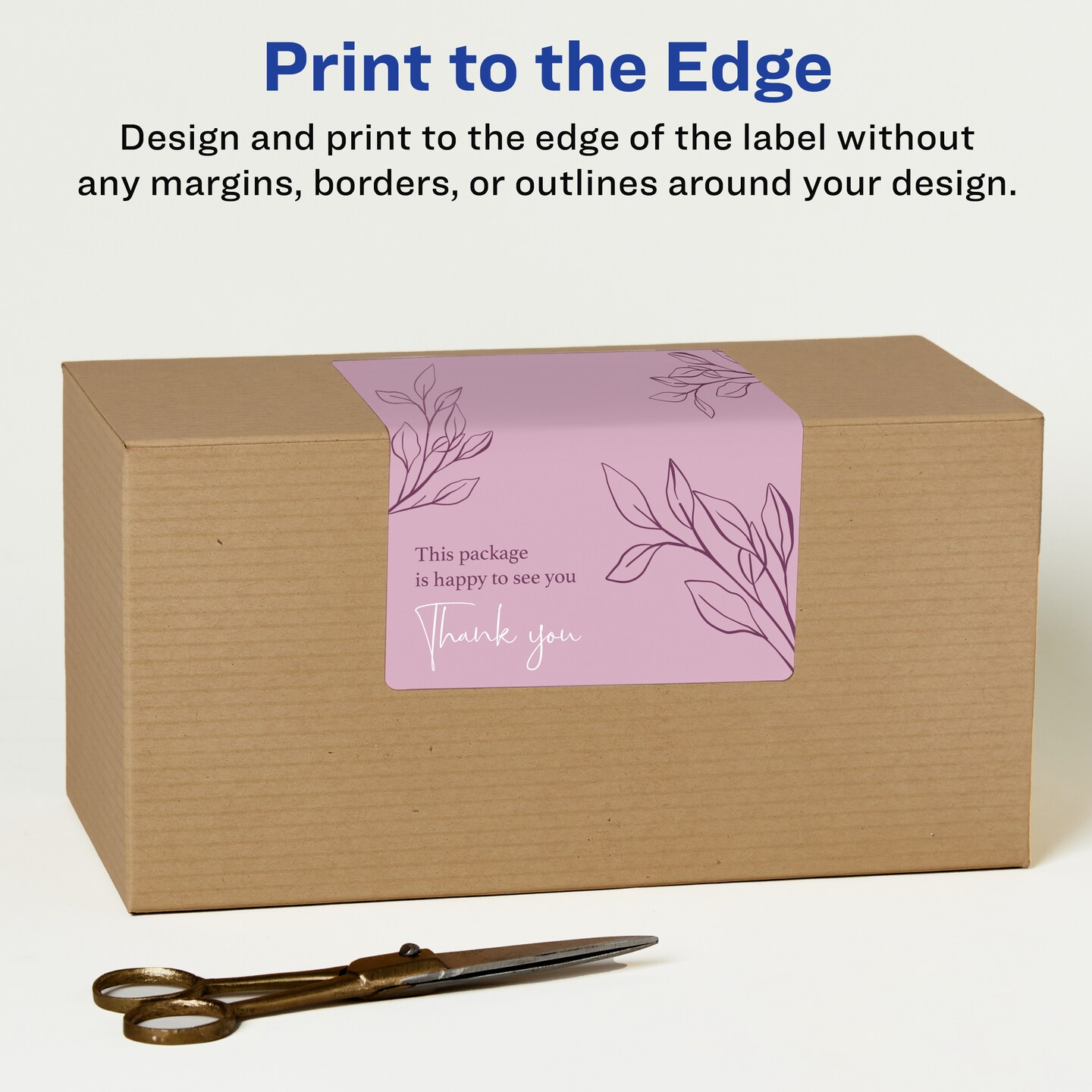 Avery Matte White Rectangle Labels with Sure Feed, 4&#x22; x 6&#x22;