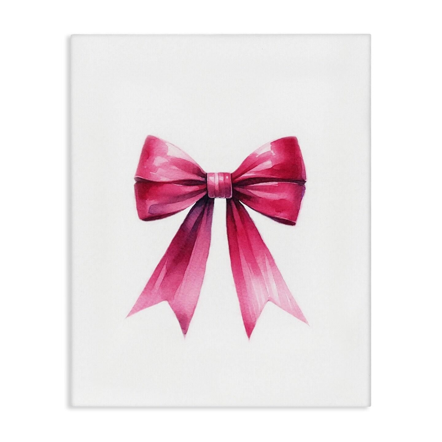 Stupell Industries Dark Magenta Ribbon Canvas Wall Art Design by Amanda Greenwood