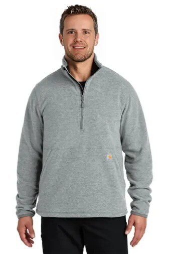 Carhartt&#xAE; Textured Half Zip Fleece Jacket