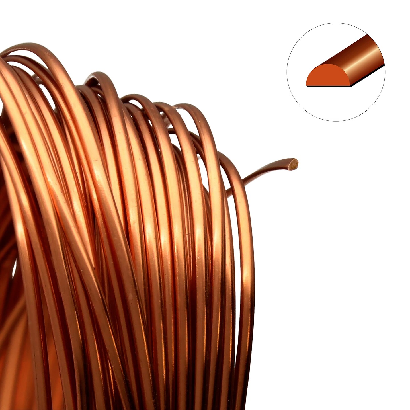 The Beadsmith Half-Round Craft Wire – Soft Temper Jewelry Wire