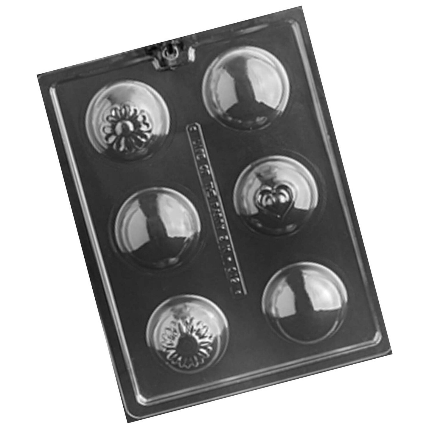 Heart and Flowers Cocoa or Bath Bomb Chocolate Mold for Perfect Treats