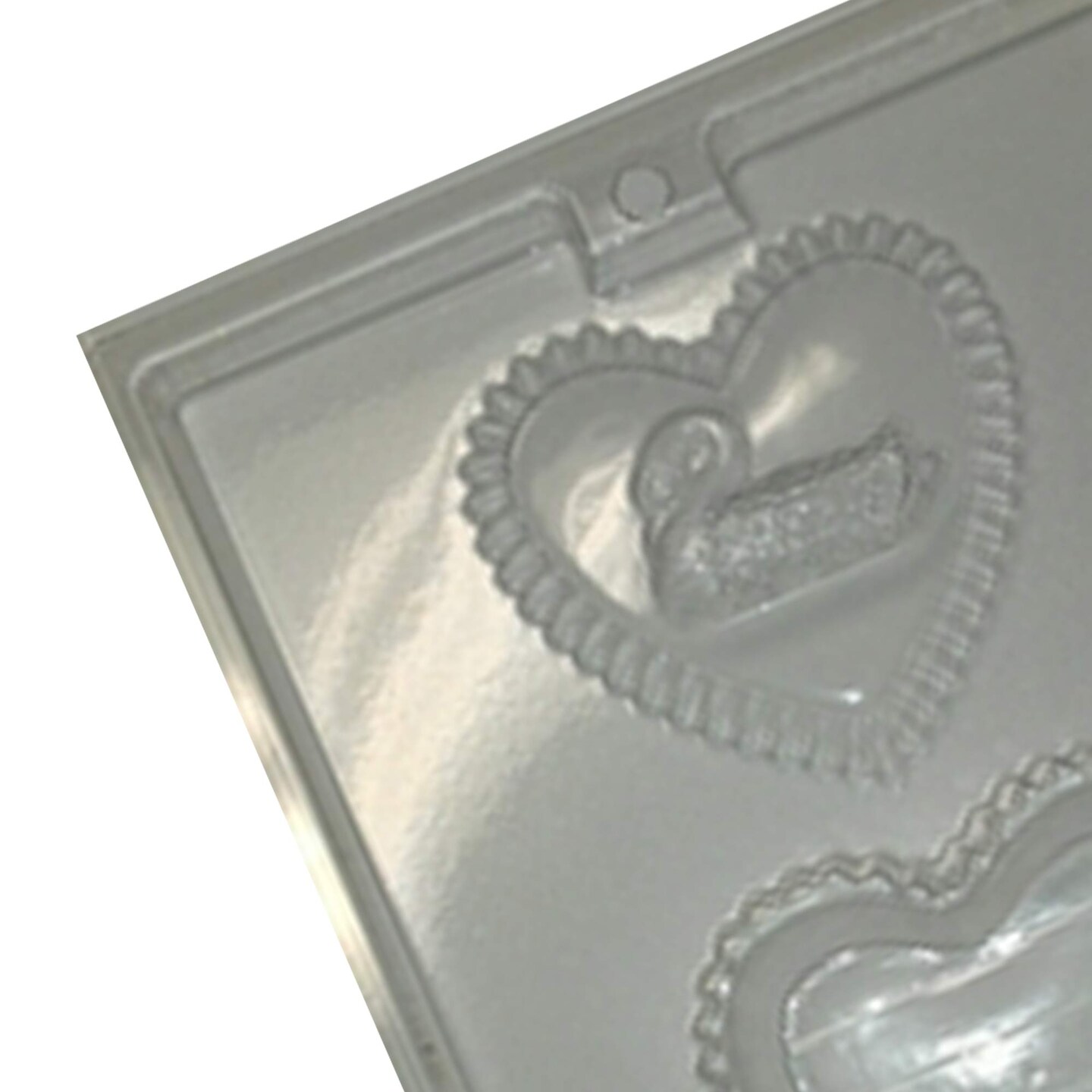 Heart with Swan Box Chocolate Mold for Elegant Treats