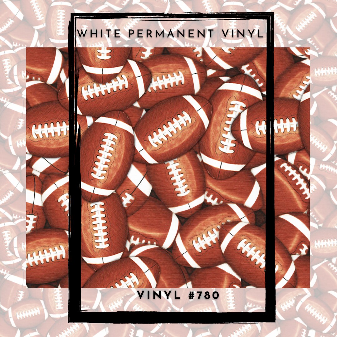 #780- Football 12x12 Pattern Vinyl