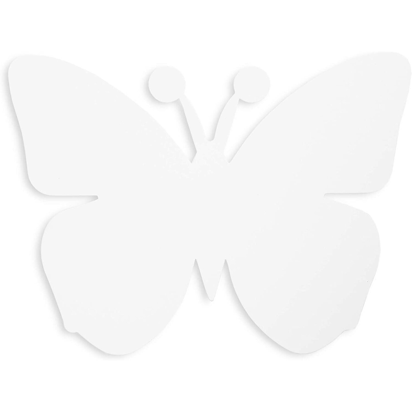 Paper Butterfly Cutouts for Crafts (7.5 x 6 In, White, 50 Pack)