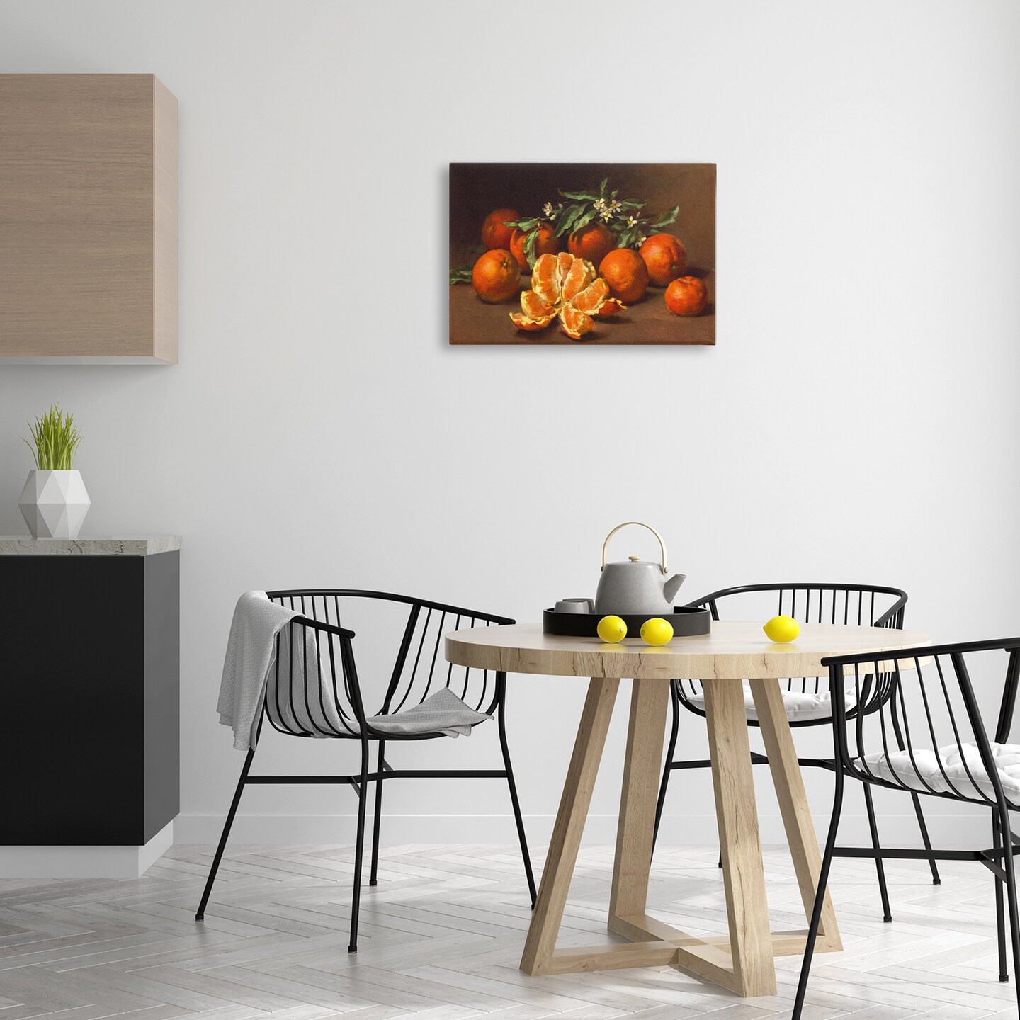 Stupell Industries Peeled Oranges Still Life Canvas Wall Art Design by Tina Higgins Designs, Inc.