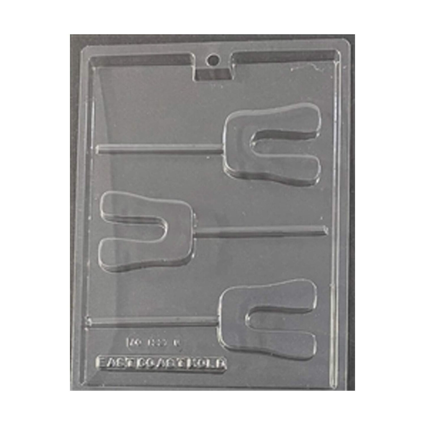 Letter U Pop Chocolate Mold for Custom Treats